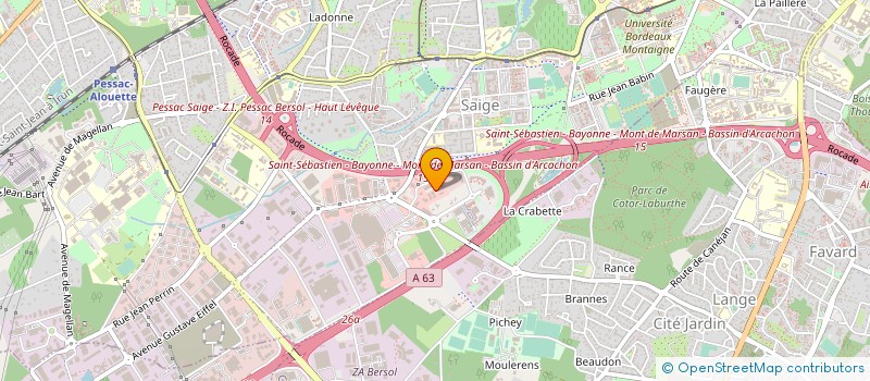 localisation de l'entreprise GROUPE ALIENOR à PESSAC