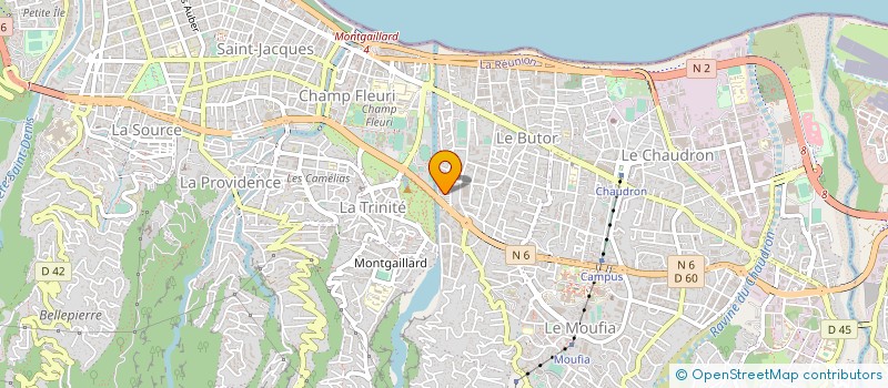 localisation de l'entreprise GROUPE ALLIANCE à SAINT-DENIS