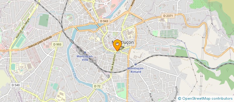 localisation de l'entreprise GROUPE ALLIN D'INVESTISSEMENT ET D'ADMINISTRATION à MONTLUCON