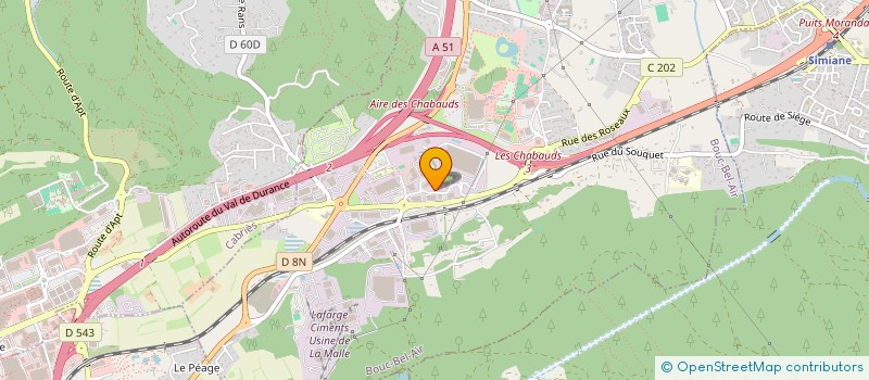localisation de l'entreprise GROUPE ALPHA à BOUC-BEL-AIR