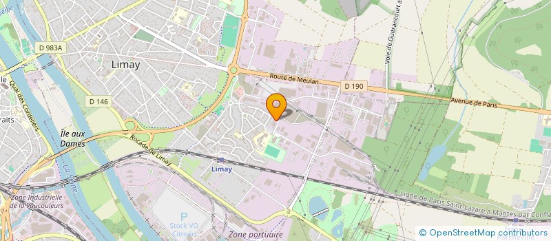 localisation de l'entreprise GROUPE ALPHA  LIMAY