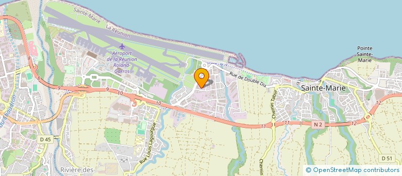 localisation de l'entreprise GROUPE ALPOU  SAINTE-MARIE