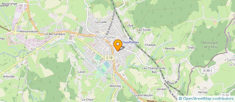 localisation de l'entreprise GROUPE ALUFERMA à CHAUFFAILLES
