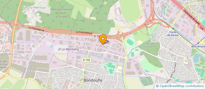 localisation de l'entreprise GROUPE ALVES FERNANDES à BONDOUFLE