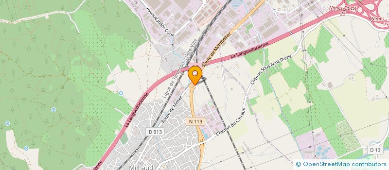 localisation de l'entreprise GROUPE AM  MILHAUD