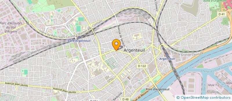 localisation de l'entreprise GROUPE AM IMMO  ARGENTEUIL