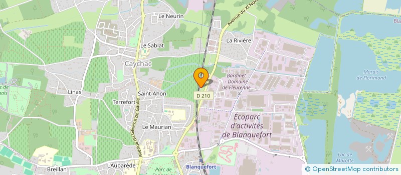 localisation de l'entreprise GROUPE AMB à BLANQUEFORT