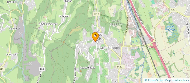 localisation de l'entreprise GROUPE AMBLARD  SAINT-BALDOPH