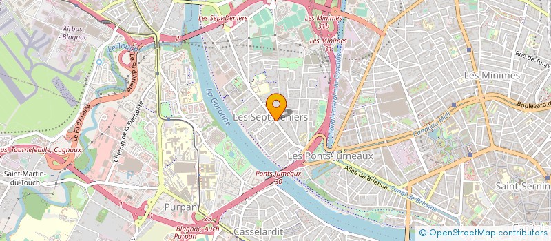 localisation de l'entreprise GROUPE AMITIE FRATERNITE à TOULOUSE