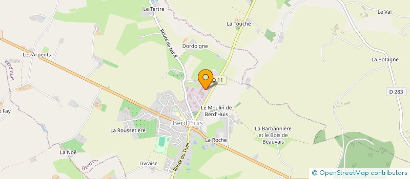 localisation de l'entreprise GROUPE AMS LEBLANC à BERD'HUIS