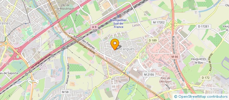 localisation de l'entreprise GROUPE AMV IMMOBILIER à LATTES