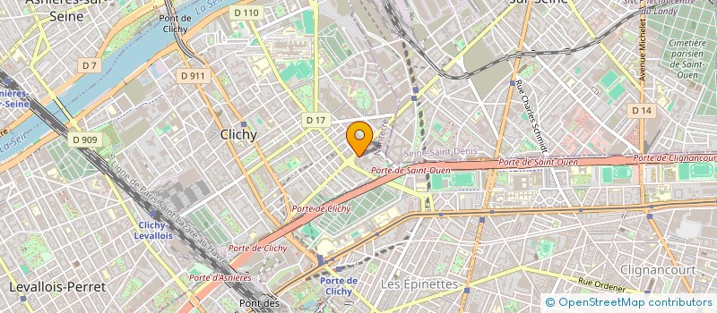 localisation de l'entreprise GROUPE ANAVIE à CLICHY