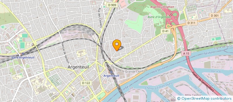 localisation de l'entreprise GROUPE ANDINI  ARGENTEUIL