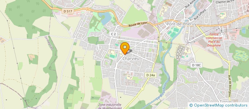localisation de l'entreprise GROUPE ANDREAC à CHAVANOZ