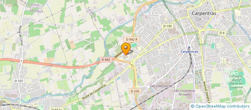 localisation de l'entreprise GROUPE ANESTHESIE POLE VENTOUX à CARPENTRAS