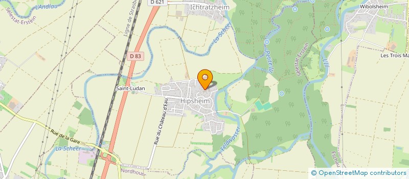 localisation de l'entreprise GROUPE ANIMA  HIPSHEIM