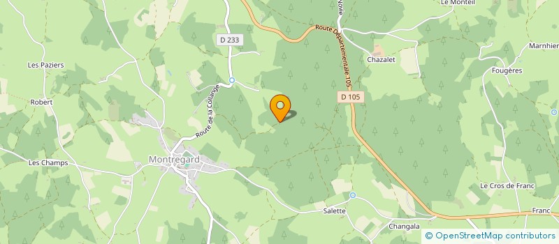 localisation de l'entreprise GROUPE ANIMATION LECTURE  MONTREGARD