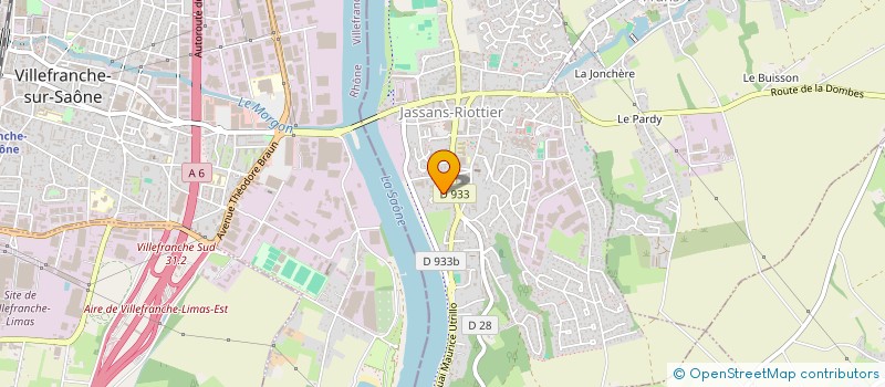localisation de l'entreprise GROUPE ANIMATION LOISIRS à JASSANS-RIOTTIER
