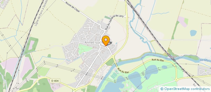 localisation de l'entreprise GROUPE ANNETOIS LOISIRS ET AMITIE  ANNET-SUR-MARNE