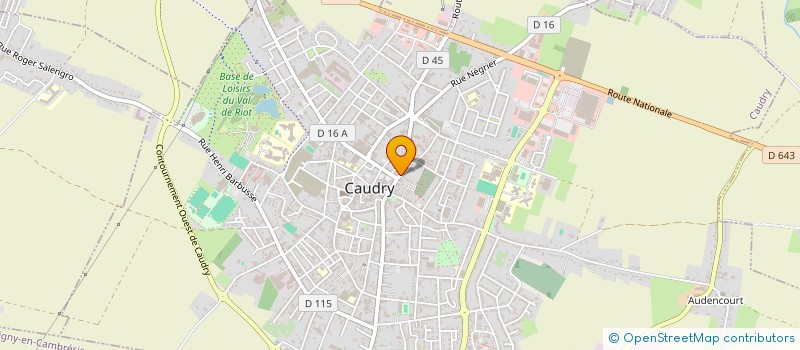 localisation de l'entreprise GROUPE ANTENNE PLUS  CAUDRY