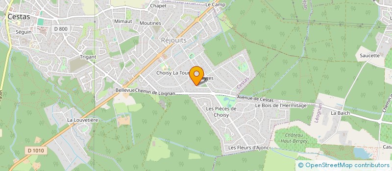 localisation de l'entreprise GROUPE ANTIDOTE  CESTAS