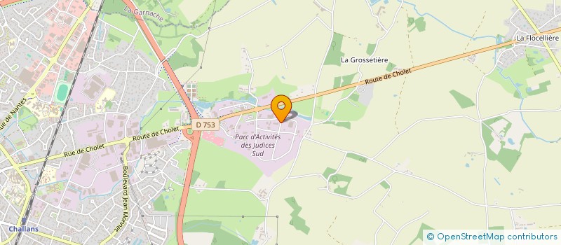 localisation de l'entreprise GROUPE AP'TECH à CHALLANS