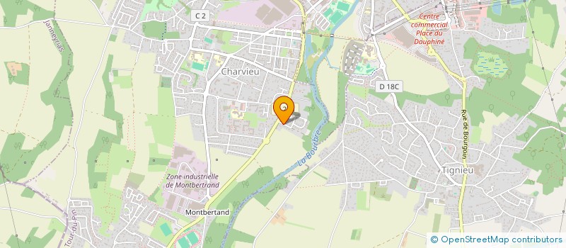 localisation de l'entreprise GROUPE APMG  CHARVIEU-CHAVAGNEUX