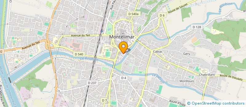 localisation de l'entreprise GROUPE APPEL SARL à MONTELIMAR