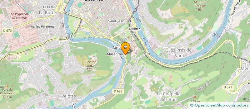 localisation de l'entreprise GROUPE APPROFREFLEXION EXPERIE ACCOMPAG à BESANCON