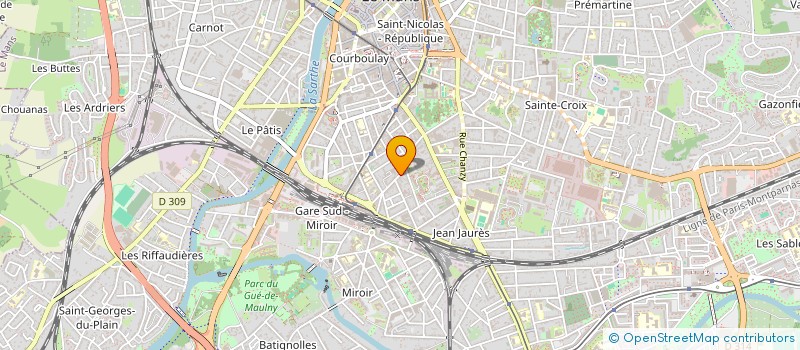 localisation de l'entreprise GROUPE APPUI PROMOUVOIR ENTREPRENDRE à LE MANS