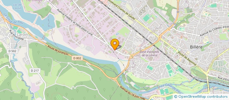 localisation de l'entreprise GROUPE APR à LONS