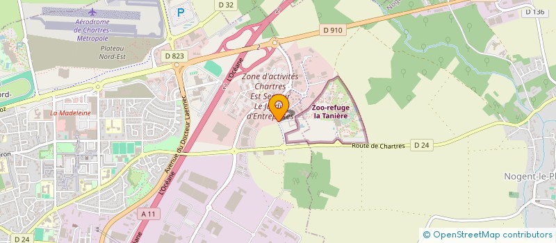 localisation de l'entreprise GROUPE AQUALTER à CHARTRES
