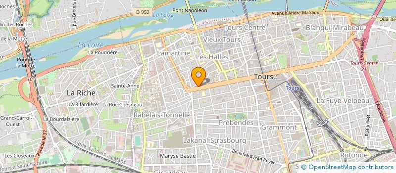 localisation de l'entreprise GROUPE AQUITAINE-ATLANTIQUE SNC à TOURS
