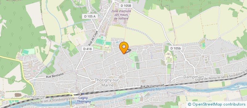 localisation de l'entreprise GROUPE ARCANUM  THORIGNY-SUR-MARNE