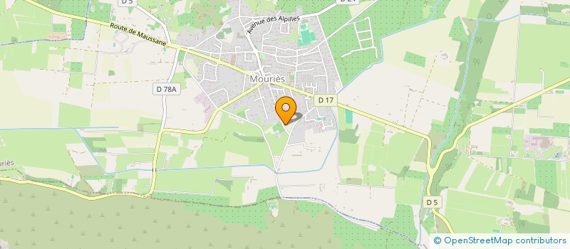 localisation de l'entreprise GROUPE ARCHEOLOGIQUE DE MOURIES  MOURIES