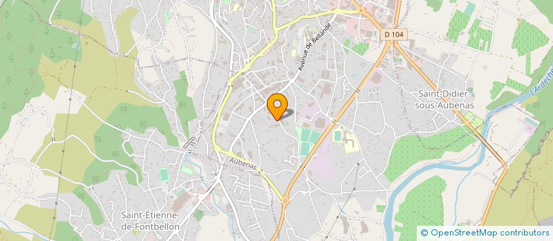 localisation de l'entreprise GROUPE ARDECHE SUD à AUBENAS
