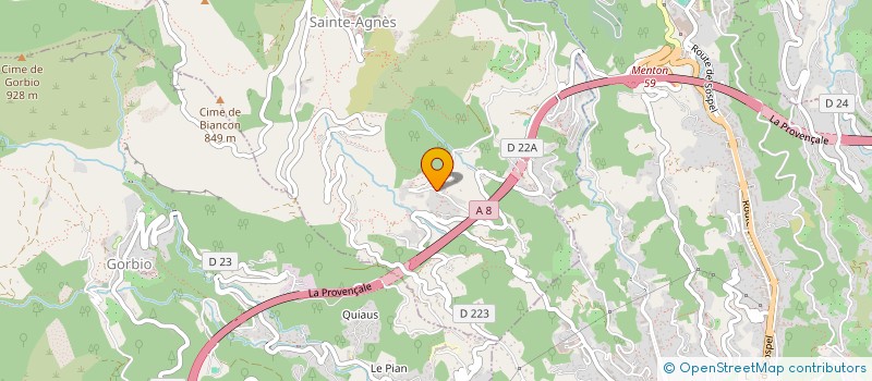 localisation de l'entreprise GROUPE ARDICLI  MENTON