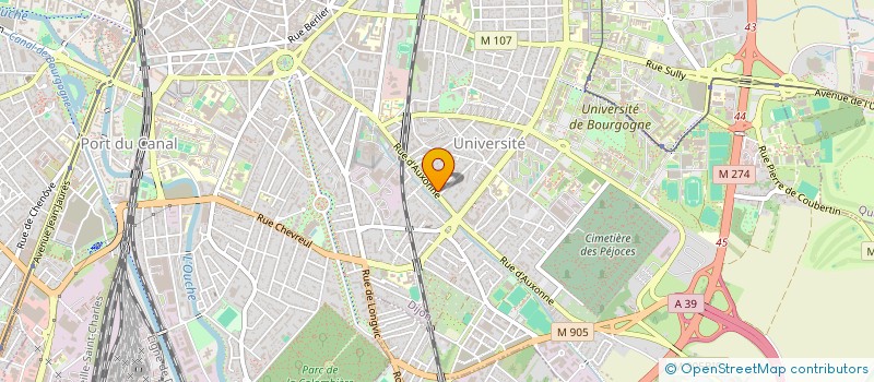 localisation de l'entreprise GROUPE ARES PI à DIJON