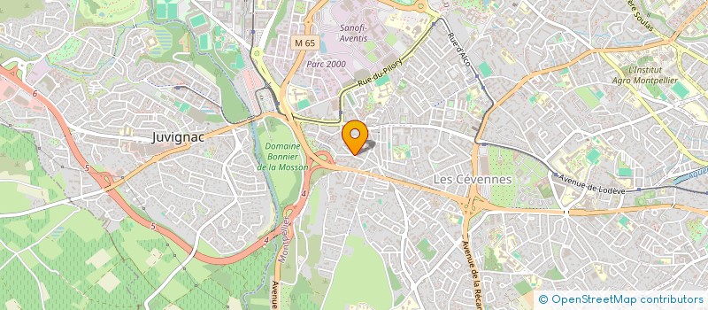 localisation de l'entreprise GROUPE ARH à MONTPELLIER