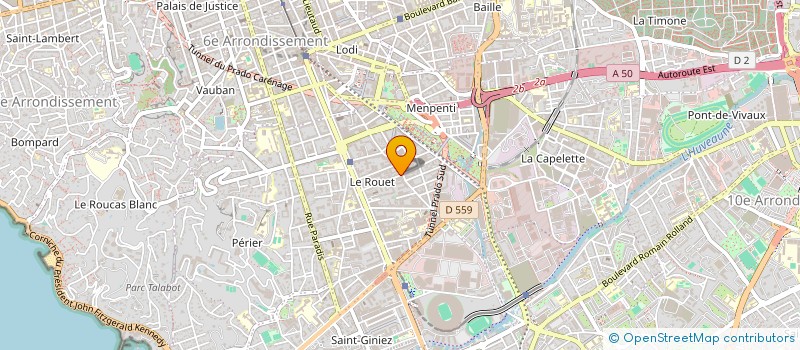 localisation de l'entreprise GROUPE ARISTA PROVENCE  MARSEILLE