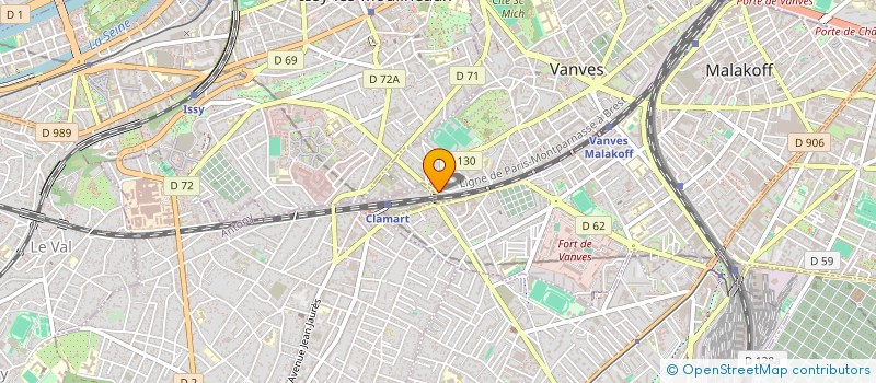 localisation de l'entreprise GROUPE ARKEA  VANVES