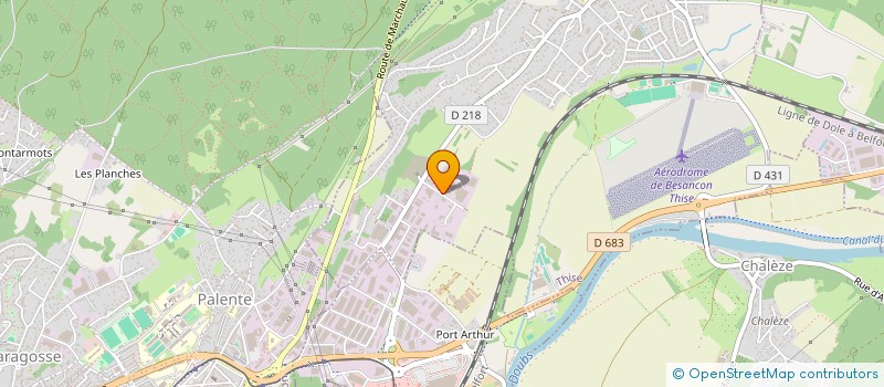localisation de l'entreprise GROUPE ARRIUS  BESANCON