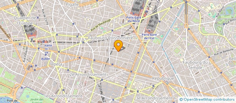 localisation de l'entreprise GROUPE ARTGANE COMMUNICATION à PARIS