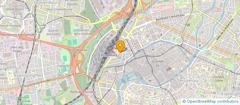 localisation de l'entreprise GROUPE ARTICULATIONS à STRASBOURG