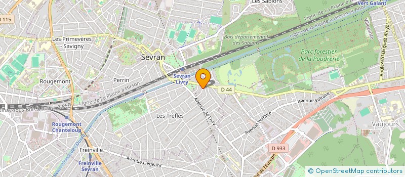 localisation de l'entreprise GROUPE ARTISTES INDEPENDANTS SEVRANAIS à SEVRAN