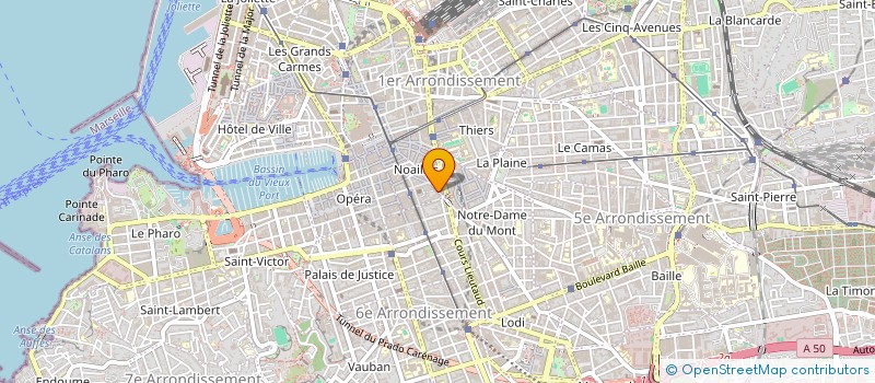 localisation de l'entreprise GROUPE ARTISTIQUE LA PALUD à MARSEILLE