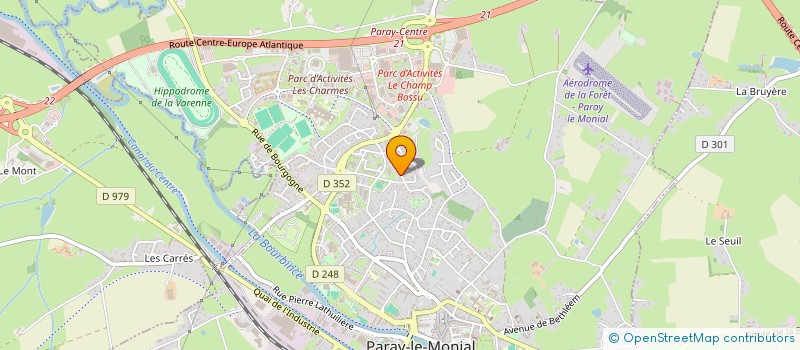 localisation de l'entreprise GROUPE ARTISTIQUE LA PARODIENNE à PARAY-LE-MONIAL