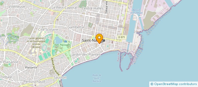 localisation de l'entreprise GROUPE ARTISTIQUE ST NAZAIRE  SAINT-NAZAIRE