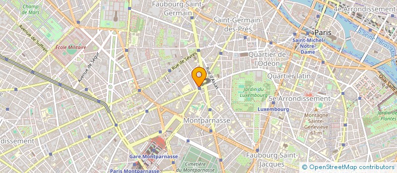 localisation de l'entreprise GROUPE ARTS GRAPH DE COMMUNICAT & AMENAG  PARIS