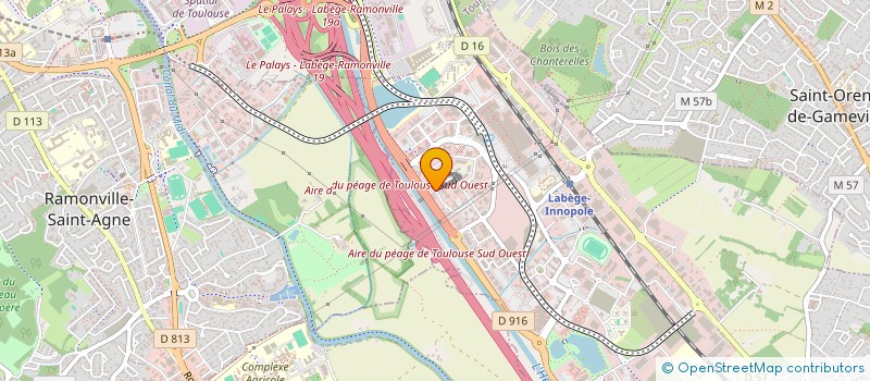 localisation de l'entreprise GROUPE ARVELIA  LABEGE